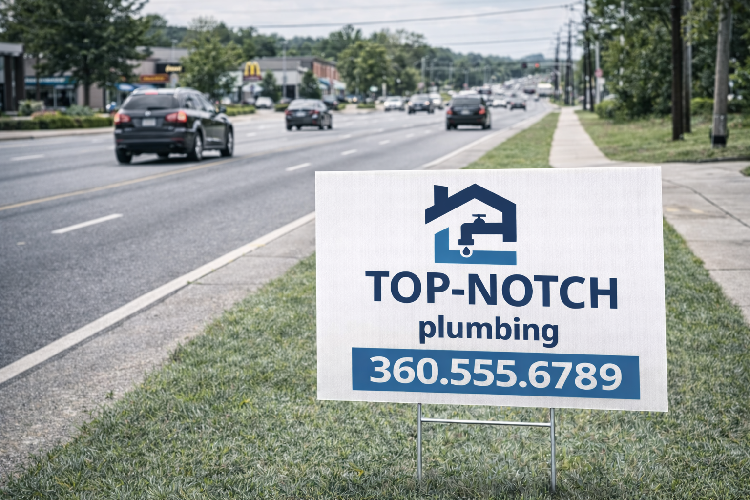 Plumbing Business Yard Signs
