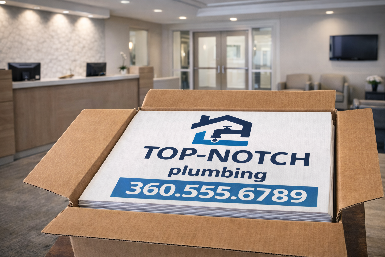 Plumbing Business Yard Signs