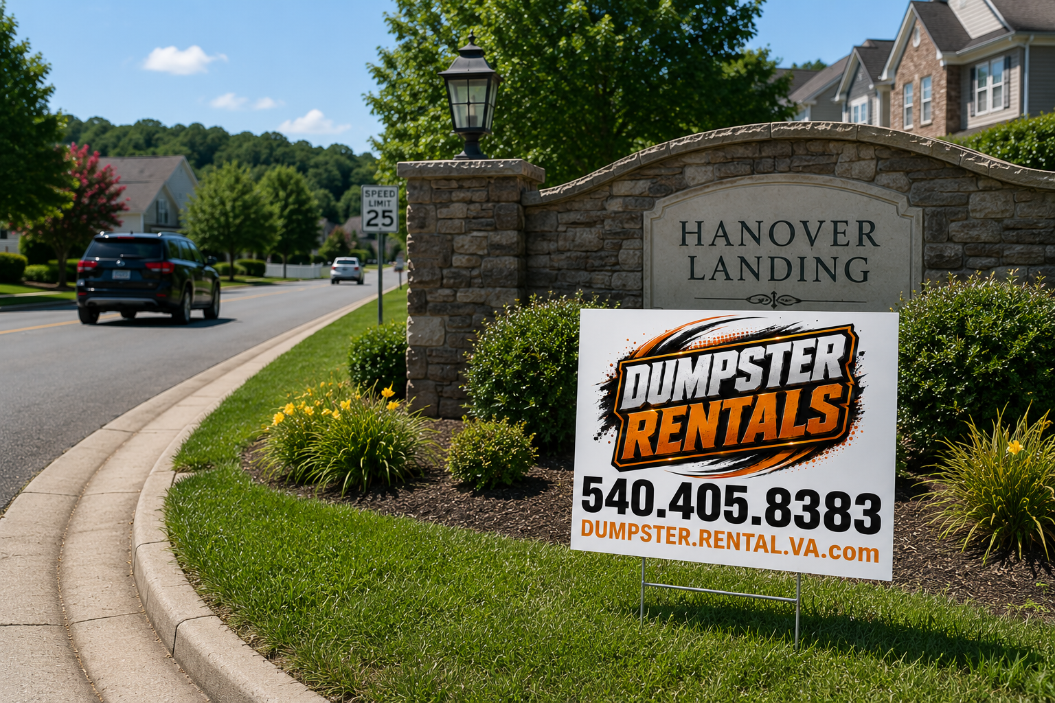 Custom Dumpster Rental and Roll Off Service Yard Signs - Get Leads NOW!