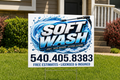 Soft Washing Pressure Washer Service Yard Sign | Get Leads Now! [C100]