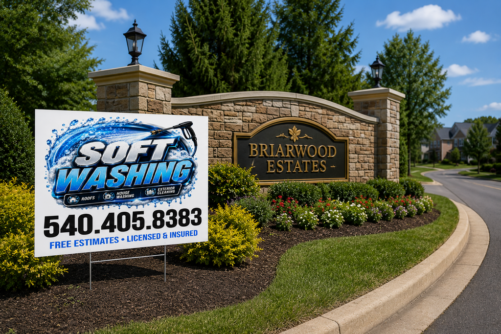 Soft Washing Pressure Washer Service Yard Sign | Get Leads Now! [C101]