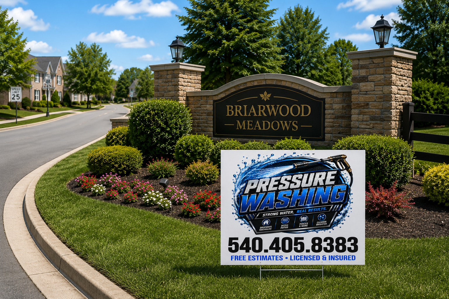 Soft Washing Pressure Washer Service Yard Sign | Get Leads Now! [C103]