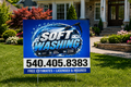 Custom Pressure Soft Washing Service Yard Sign | Get Leads Now! [C102]