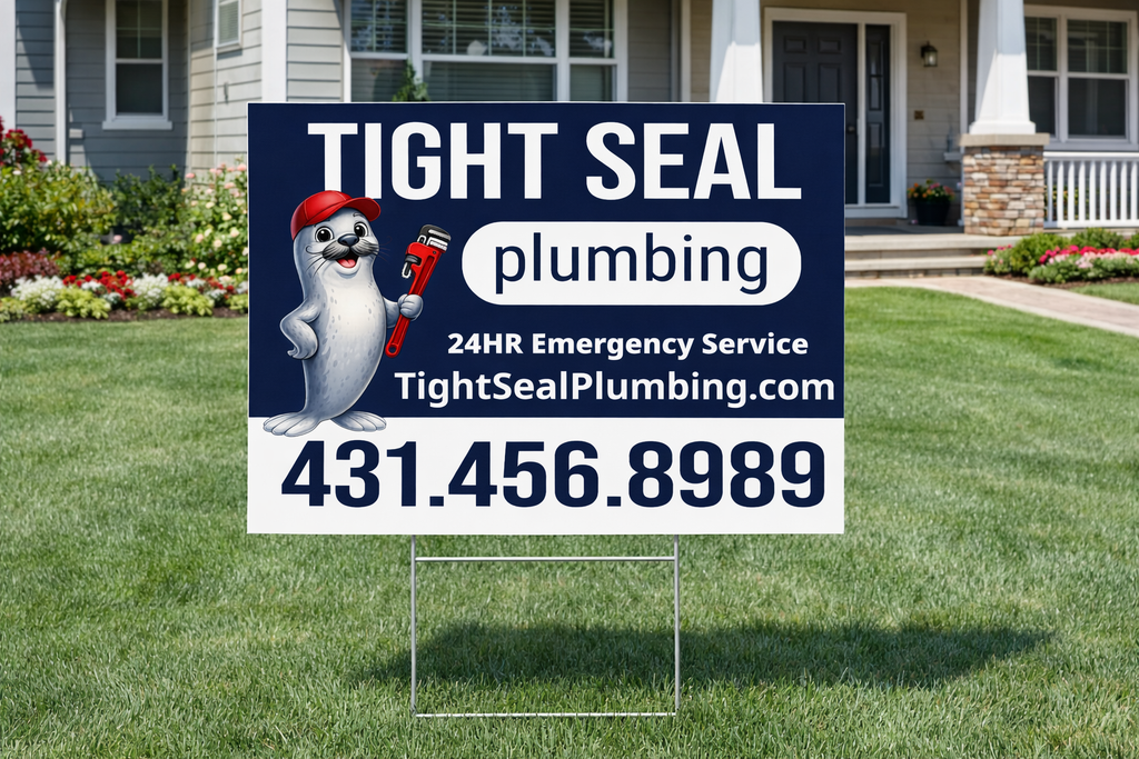 Plumbing Service Business Sign 