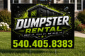 Custom Dumpster Rental and Roll Off Service Yard Signs - Get Leads NOW!