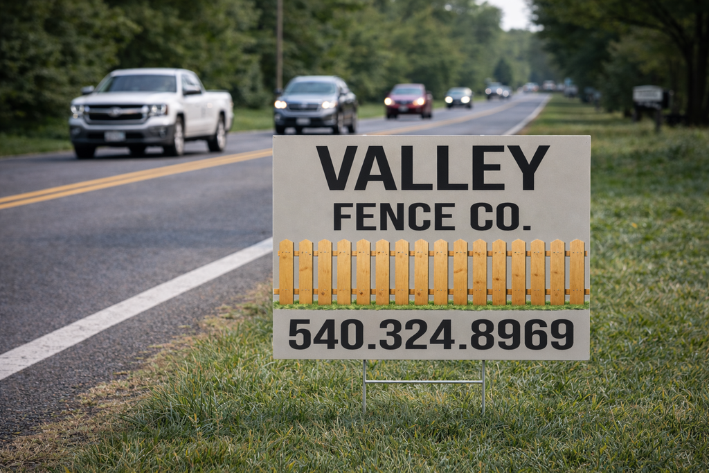 Fencing Contractor and Installation Business Yard Signs | GET LEADS NOW!