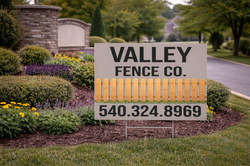 Fencing Contractor and Installation Business Yard Signs | GET LEADS NOW!