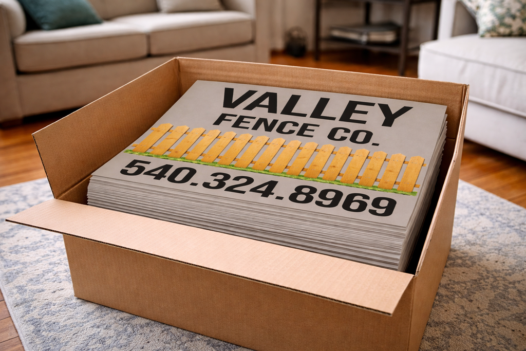 Fencing Contractor and Installation Business Yard Signs | GET LEADS NOW!