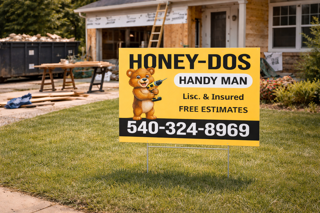 Handyman Business Yard Signs | Multi-Trade Repair & Maintenance Signage