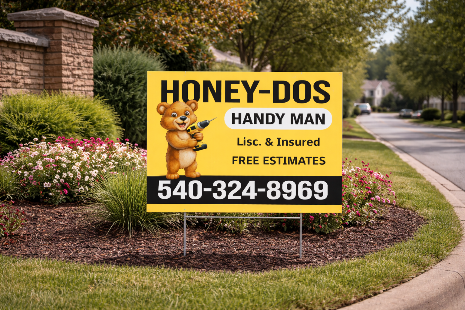 Handyman Business Yard Signs | Multi-Trade Repair & Maintenance Signage