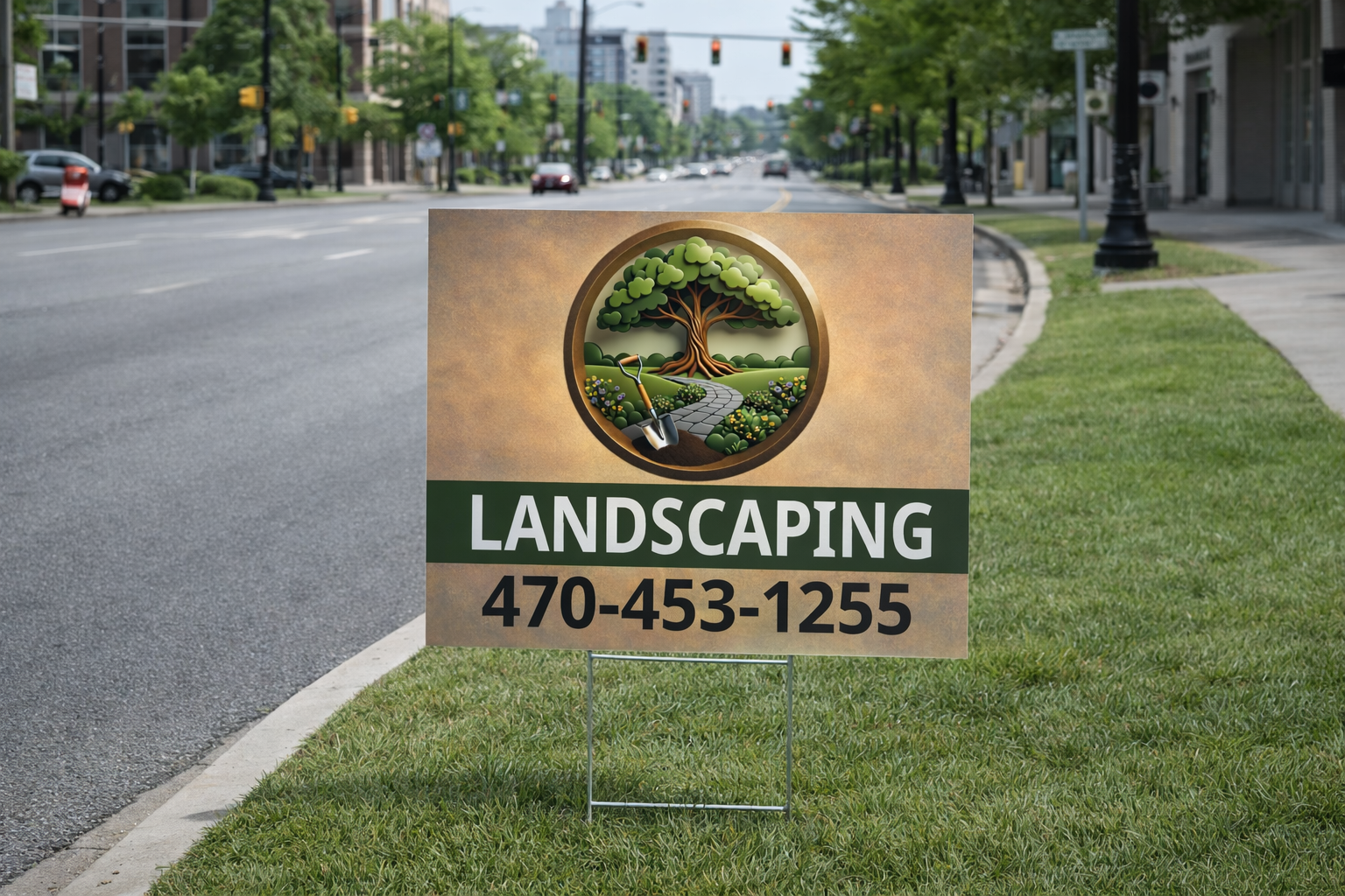 Professional Landscaping Business Yard Signs