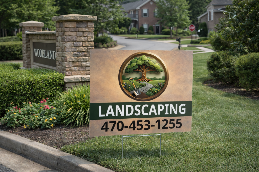 Professional Landscaping Business Yard Signs