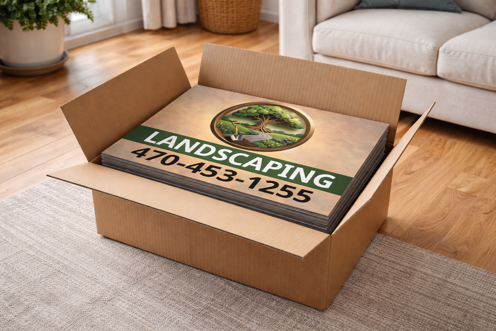 Professional Landscaping Business Yard Signs