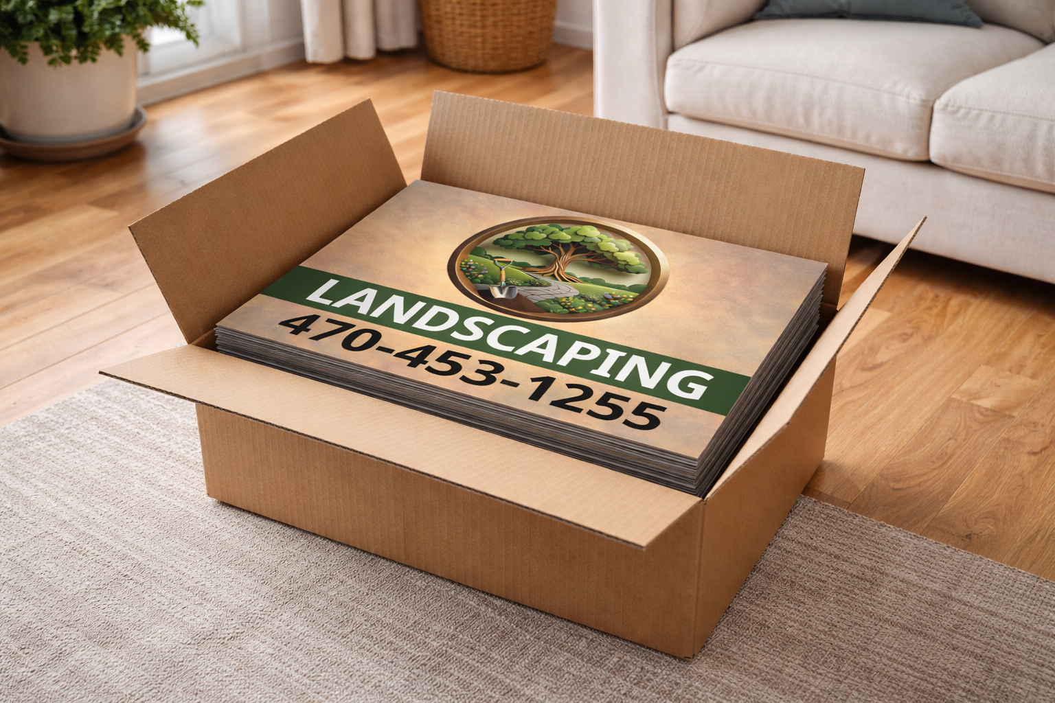 Professional Landscaping Business Yard Signs