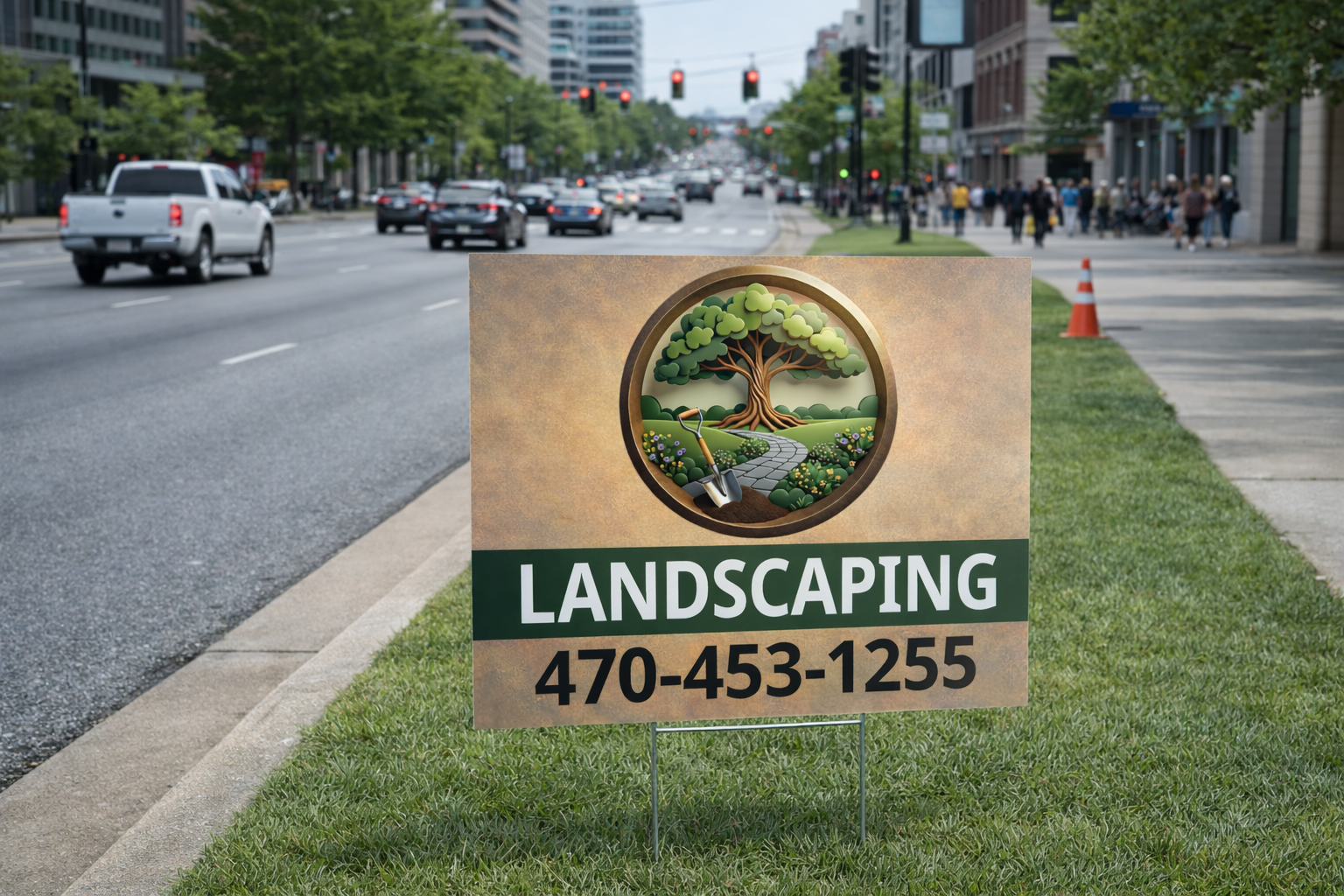 Professional Landscaping Business Yard Signs