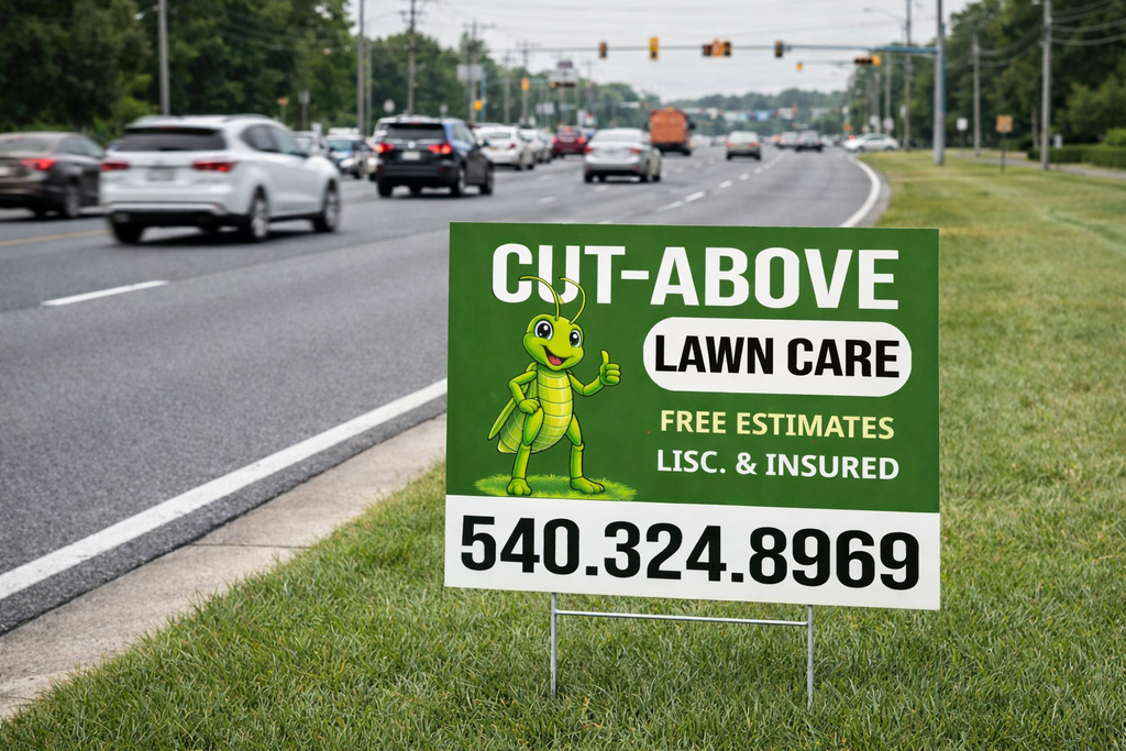 Lawn Care & Mowing Service Business Yard Signs | Drive Leads