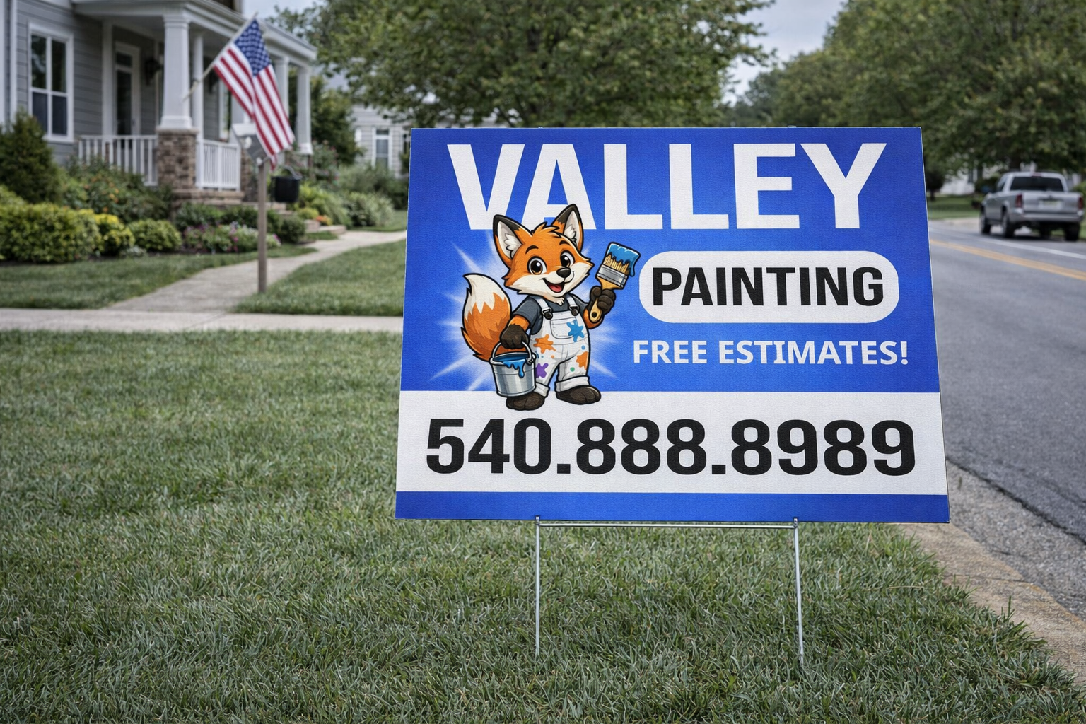 Painting business advertisement 