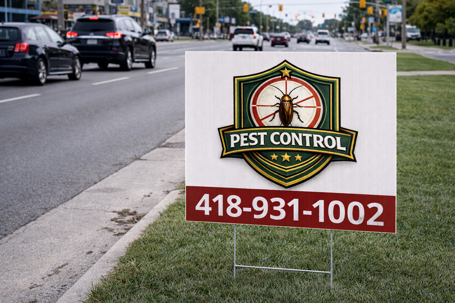 Pest Control and Exterminator Service Yard Signs
