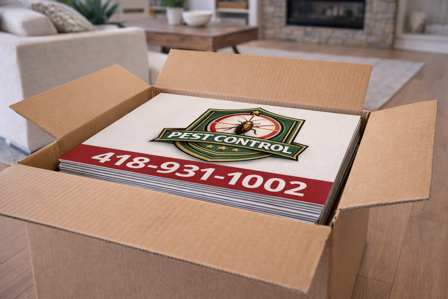 Pest Control and Exterminator Service Yard Signs