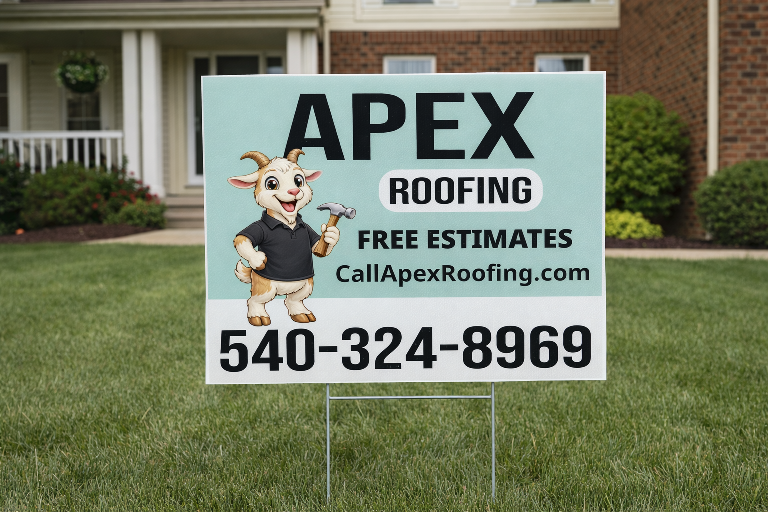 Roofing Contractor Business Yard Signs | Get Leads Now!