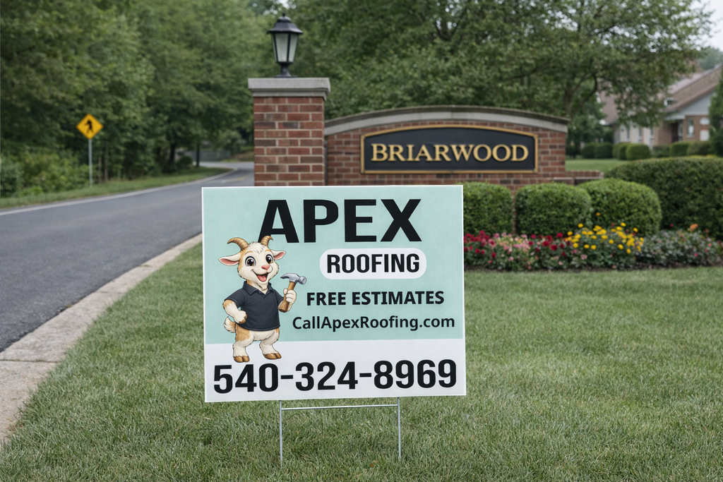 Roofing Contractor Business Yard Signs | Get Leads Now!