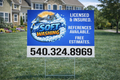 Soft Washing Business Service Yard Sign | Professional Design