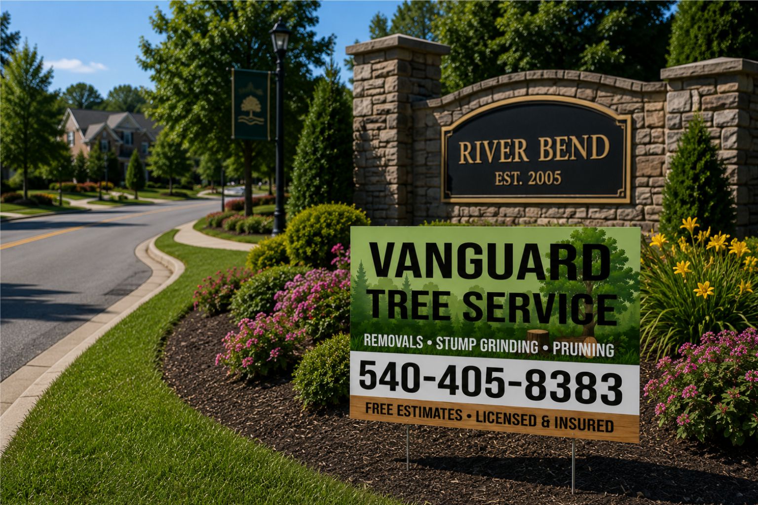 Pro Tree Service, Pruning, & Stump Grinding Business Yard Sign