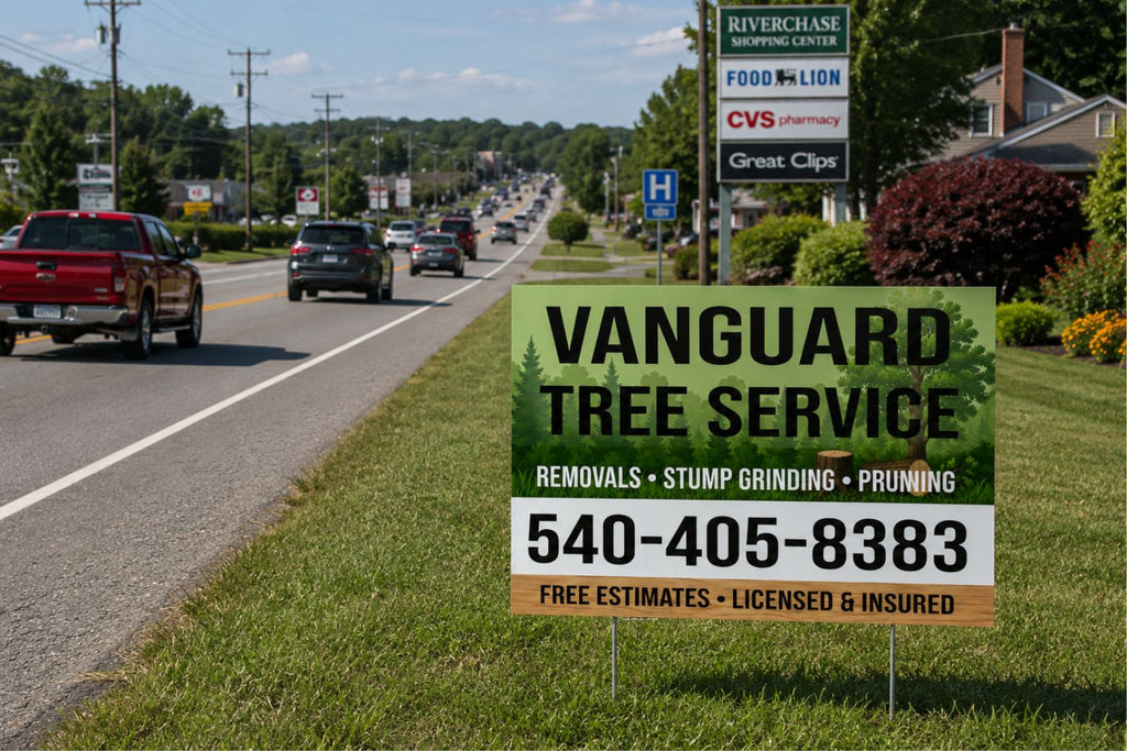 Pro Tree Service, Pruning, & Stump Grinding Business Yard Sign